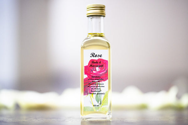 Bade- und Massage-Öl Rose
