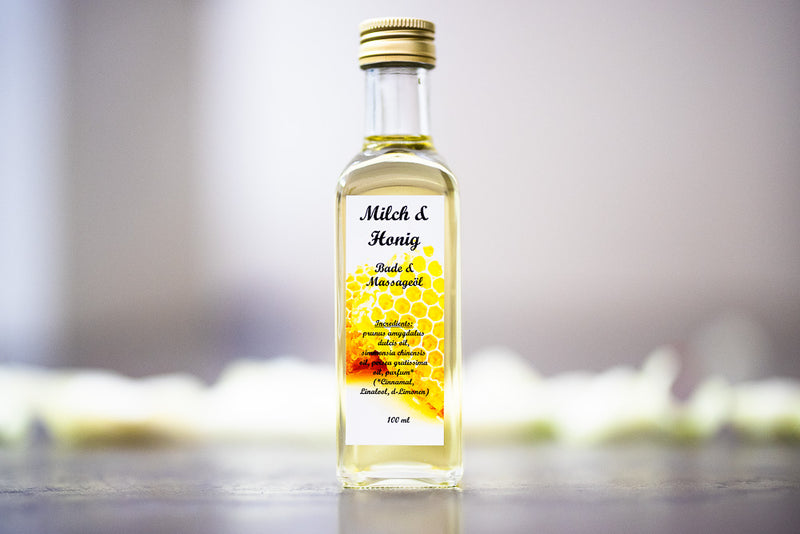 Bade- und Massage-Öl Milch & Honig
