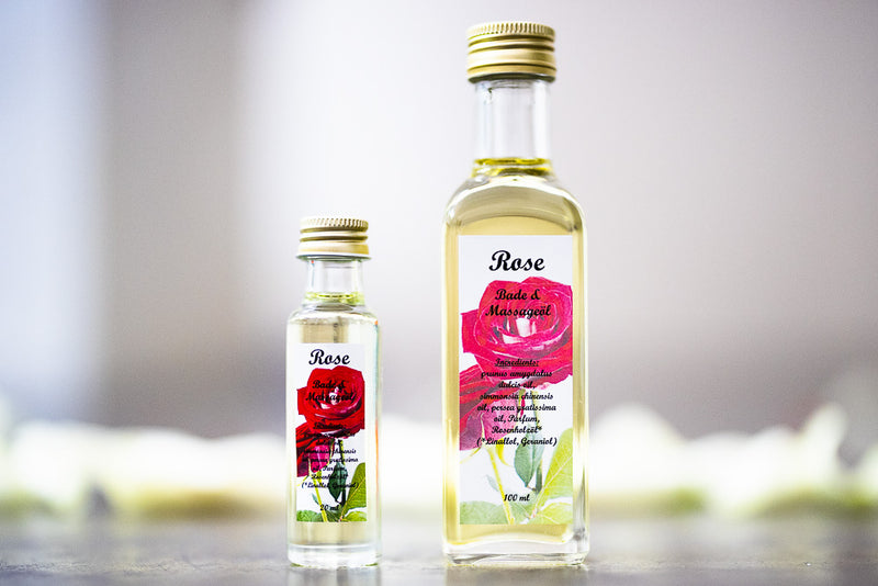 Bade- und Massage-Öl Rose